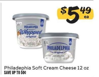 Philadelphia Soft Cream Cheese