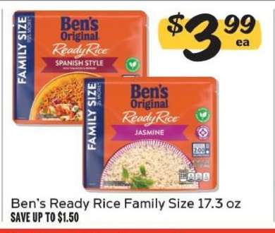 Ben's Ready Rice Family Size 17.3 oz