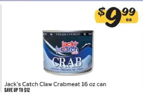 Jack's Catch Claw Crabmeat