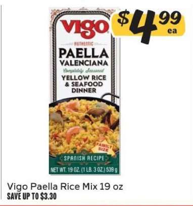 Vigo Paella Rice Mix 19 oz