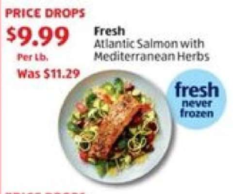 Fresh Atlantic Salmon with Mediterranean Herbs