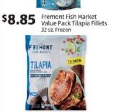 Fremont Fish Market Value Pack Tilapia Fillets