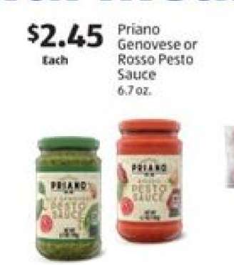Priano Genovese or Rosso Pesto Sauce