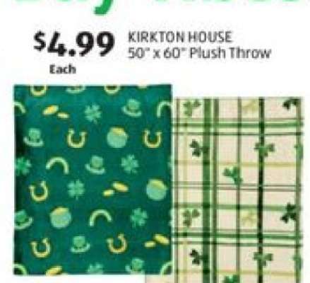 KIRKTON HOUSE 50" x 60" Plush Throw