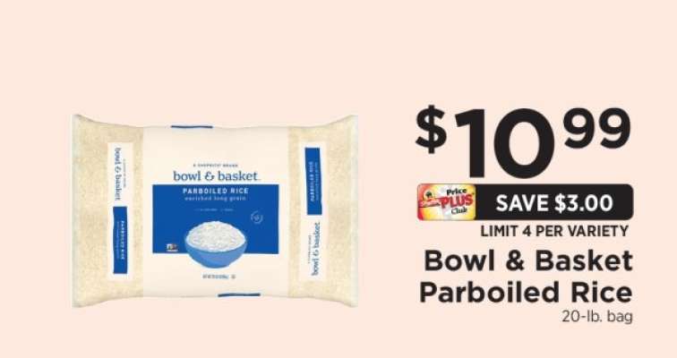 Bowl & Basket Parboiled Rice