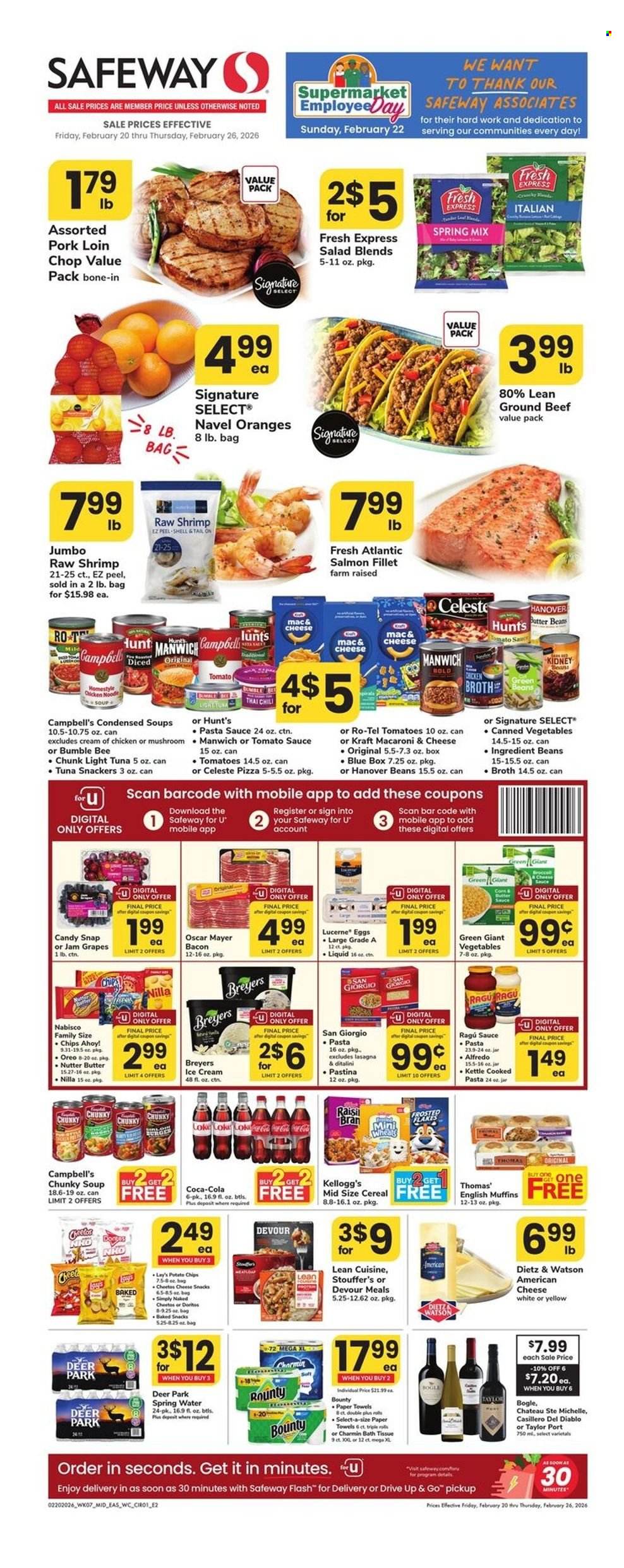 Safeway ad - 02/20/2026 - 02/26/2026. Page 1