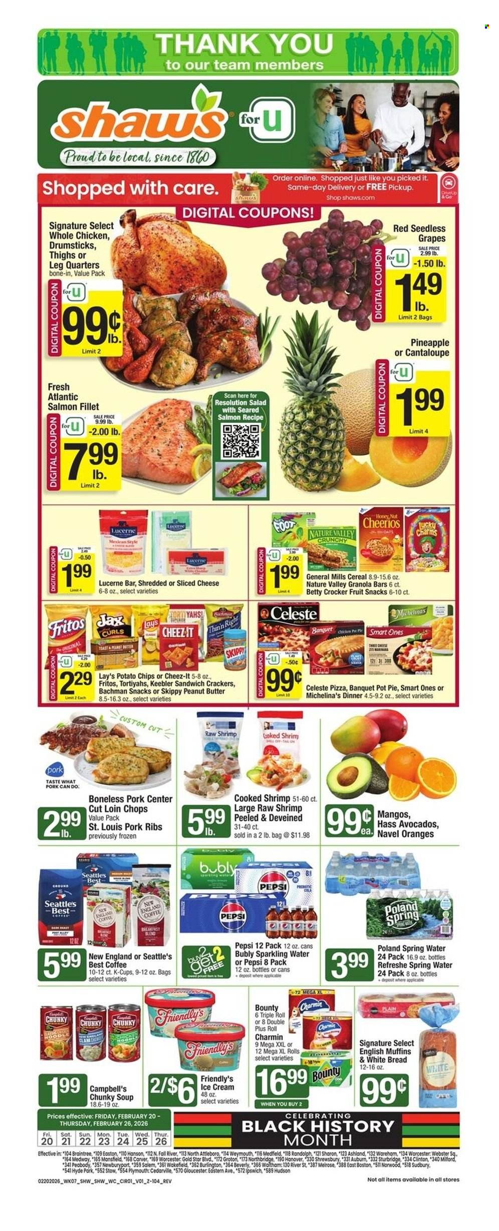 Shaw’s ad - 02/20/2026 - 02/26/2026. Page 1