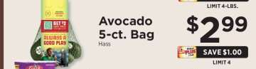 Avocado 5-ct. Bag