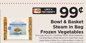 Bowl & Basket Steam In Bag Frozen Vegetables