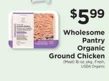 Wholesome Pantry Organic Ground Chicken