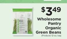 Wholesome Pantry Organic Green Beans