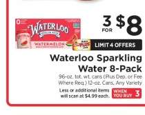 Waterloo Sparkling Water 8-Pack