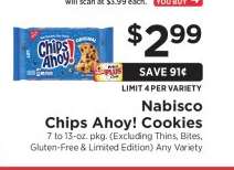 Nabisco Chips Ahoy! Cookies