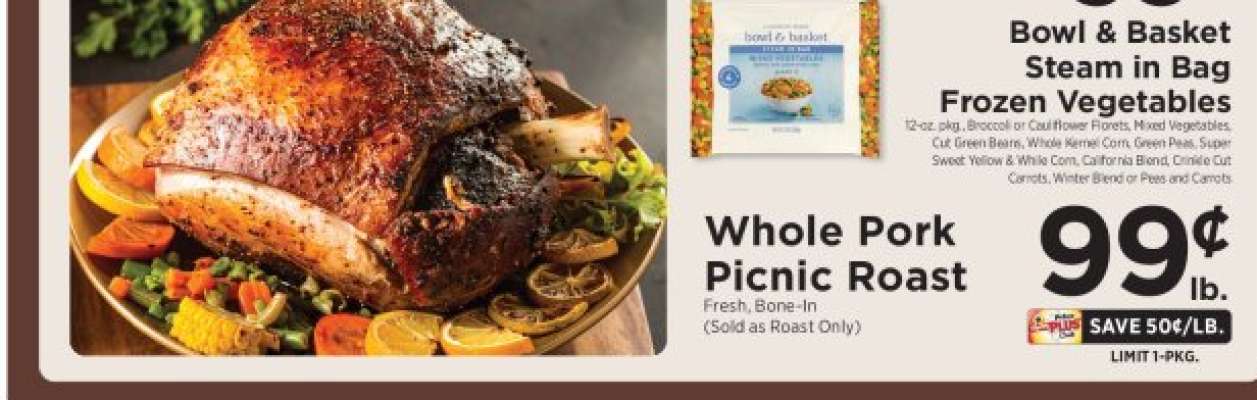WHOLE PORK PICNIC ROAST