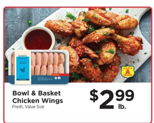 Bowl & Basket Chicken Wings