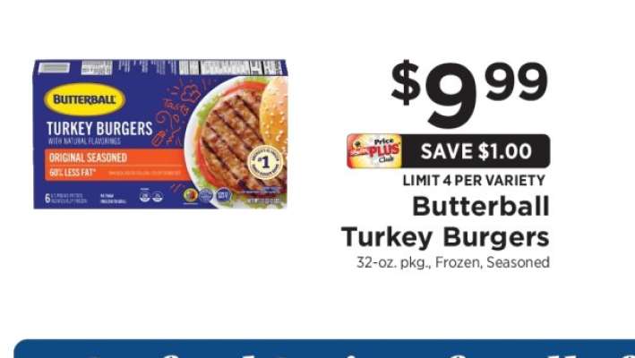 Butterball Turkey Burgers
