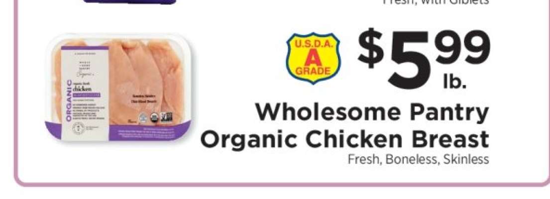 Wholesome Pantry Organic Chicken Breast