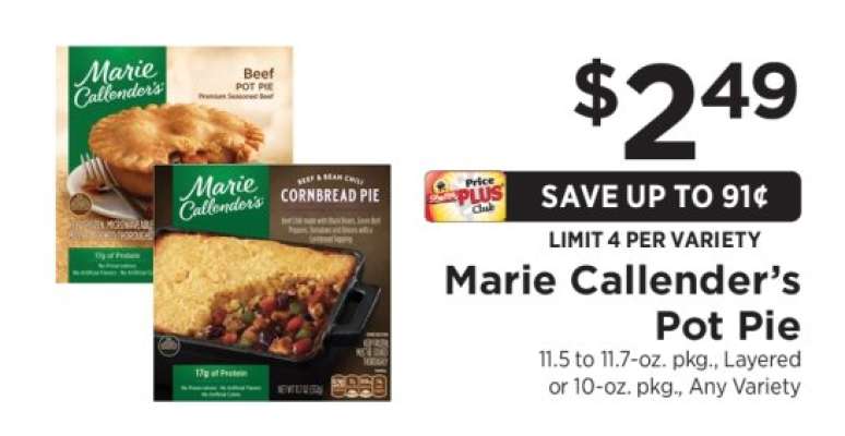 Marie Callender's Pot Pie