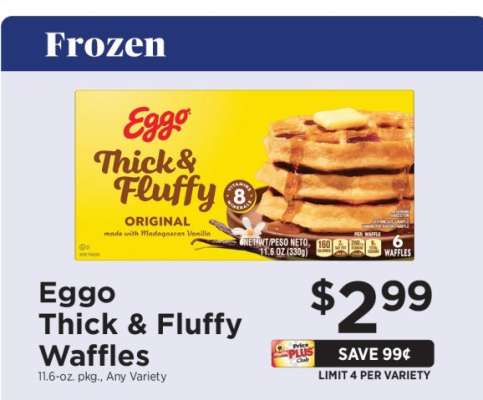 Eggo Thick & Fluffy Waffles