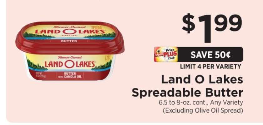 Land O Lakes Spreadable Butter