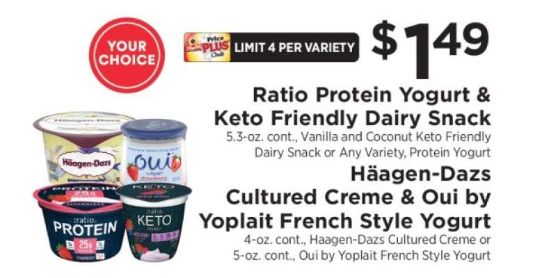 Ratio Protein Yogurt & Keto Friendly Dairy Snack