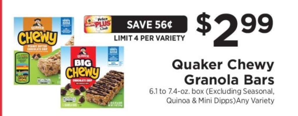 Quaker Chewy Granola Bars