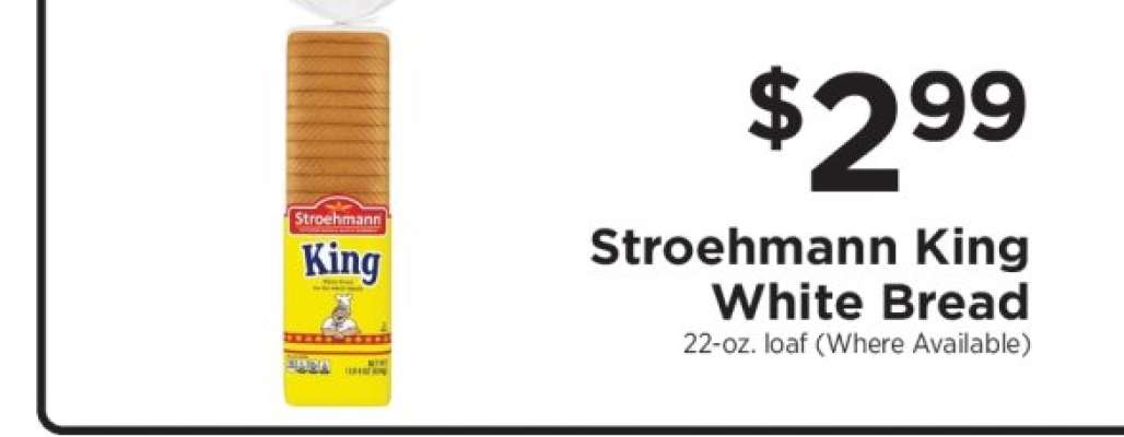 Stroehmann King White Bread
