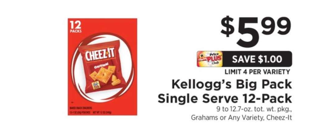 Kellogg's Big Pack Single Serve 12-Pack