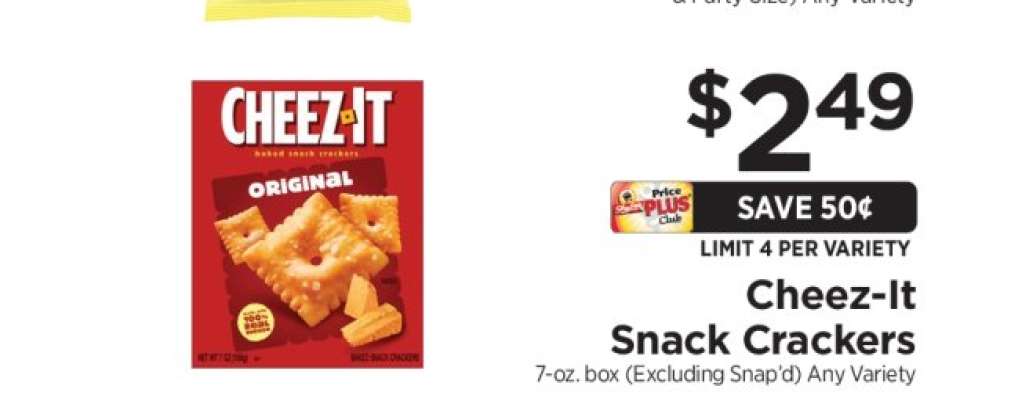 Cheez-It Snack Crackers