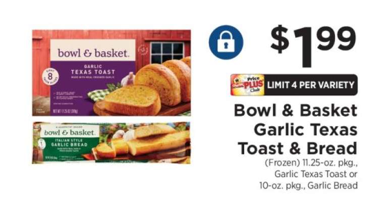 Bowl & Basket Garlic Texas Toast & Bread