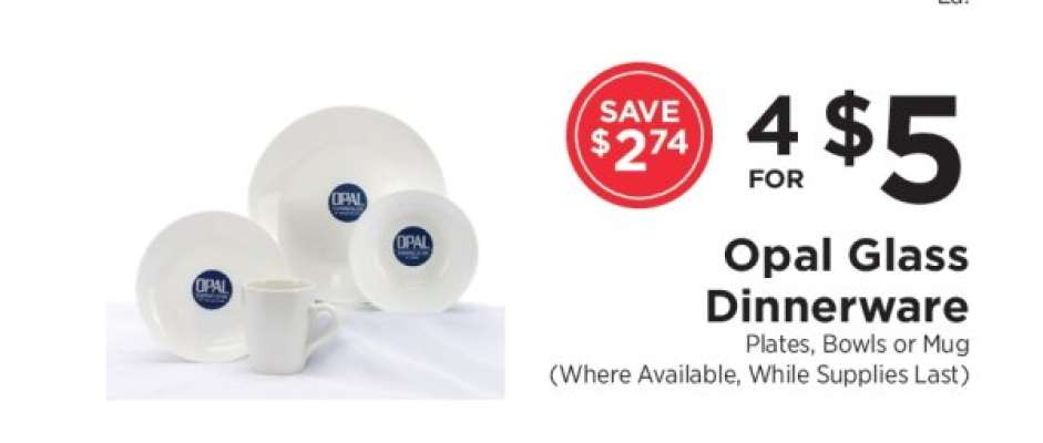 Opal Glass Dinnerware