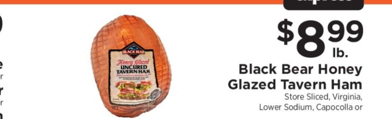 Black Bear Honey Glazed Tavern Ham