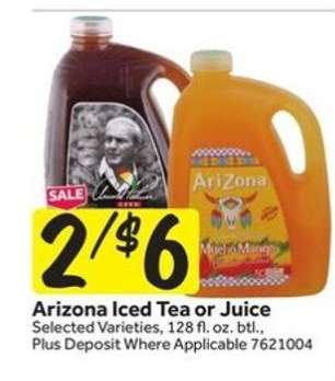 Arizona Iced Tea or Juice