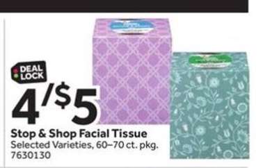 Stop & Shop Facial Tissue