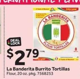 La Banderita Burrito Tortillas
