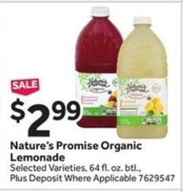 Nature's Promise Organic Lemonade