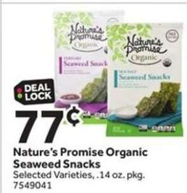 Nature’s Promise Organic Seaweed Snacks