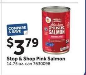 Stop & Shop Pink Salmon