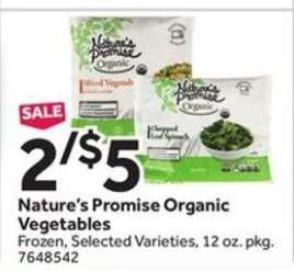 Nature’s Promise Organic Vegetables
