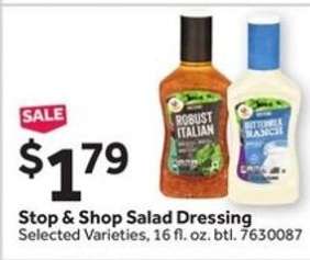 Stop & Shop Salad Dressing