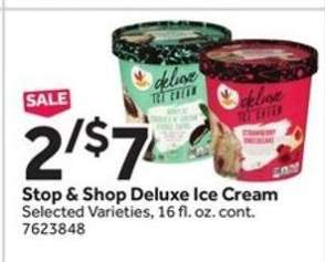 Stop & Shop Deluxe Ice Cream