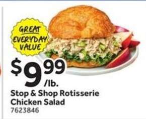 Stop & Shop Rotisserie Chicken Salad