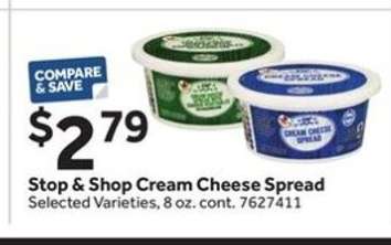 Stop & Shop Cream Cheese Spread