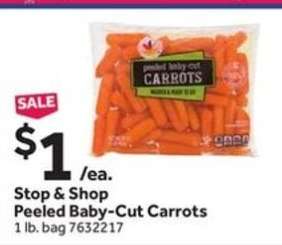 Stop & Shop Peeled Baby-Cut Carrots