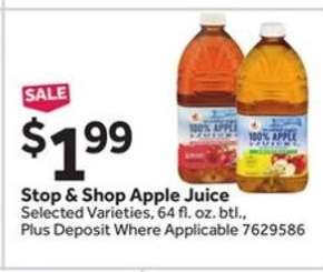 Stop & Shop Apple Juice
