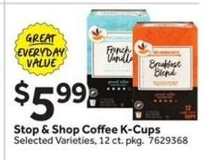 Stop & Shop Coffee K-Cups