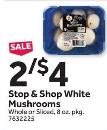 Stop & Shop White Mushrooms