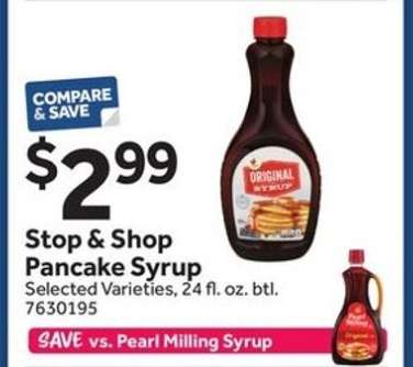 Stop & Shop Pancake Syrup