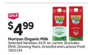 Horizon Organic Milk