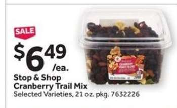 Stop & Shop Cranberry Trail Mix
